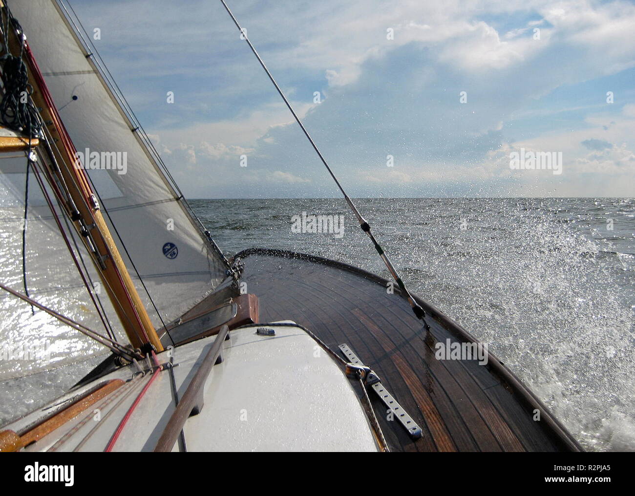 sailing on the baltic sea Stock Photo Alamy