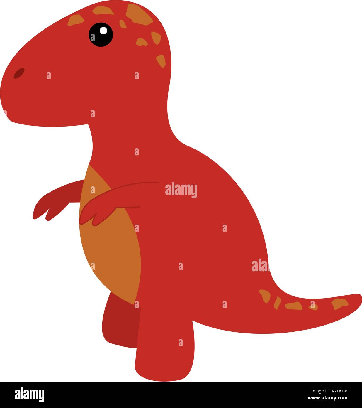 Cute cartoon dinosaur Stock Vector Image & Art - Alamy