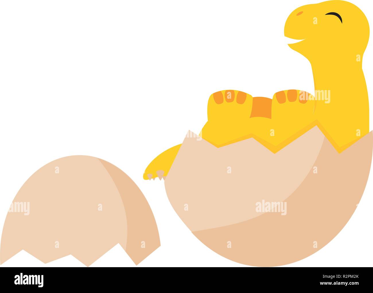 Cute cartoon dinosaur Stock Vector Image & Art - Alamy