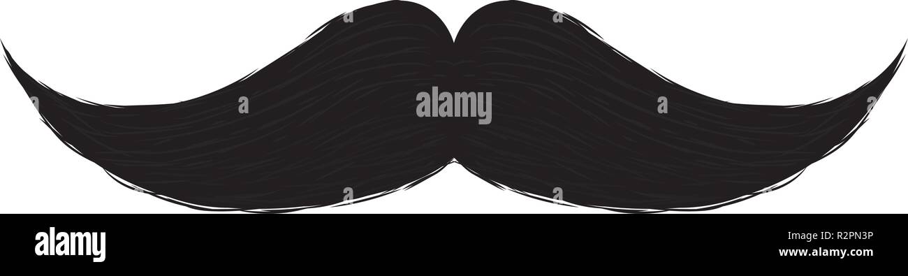 Abstract cute mustache Stock Vector Image & Art - Alamy
