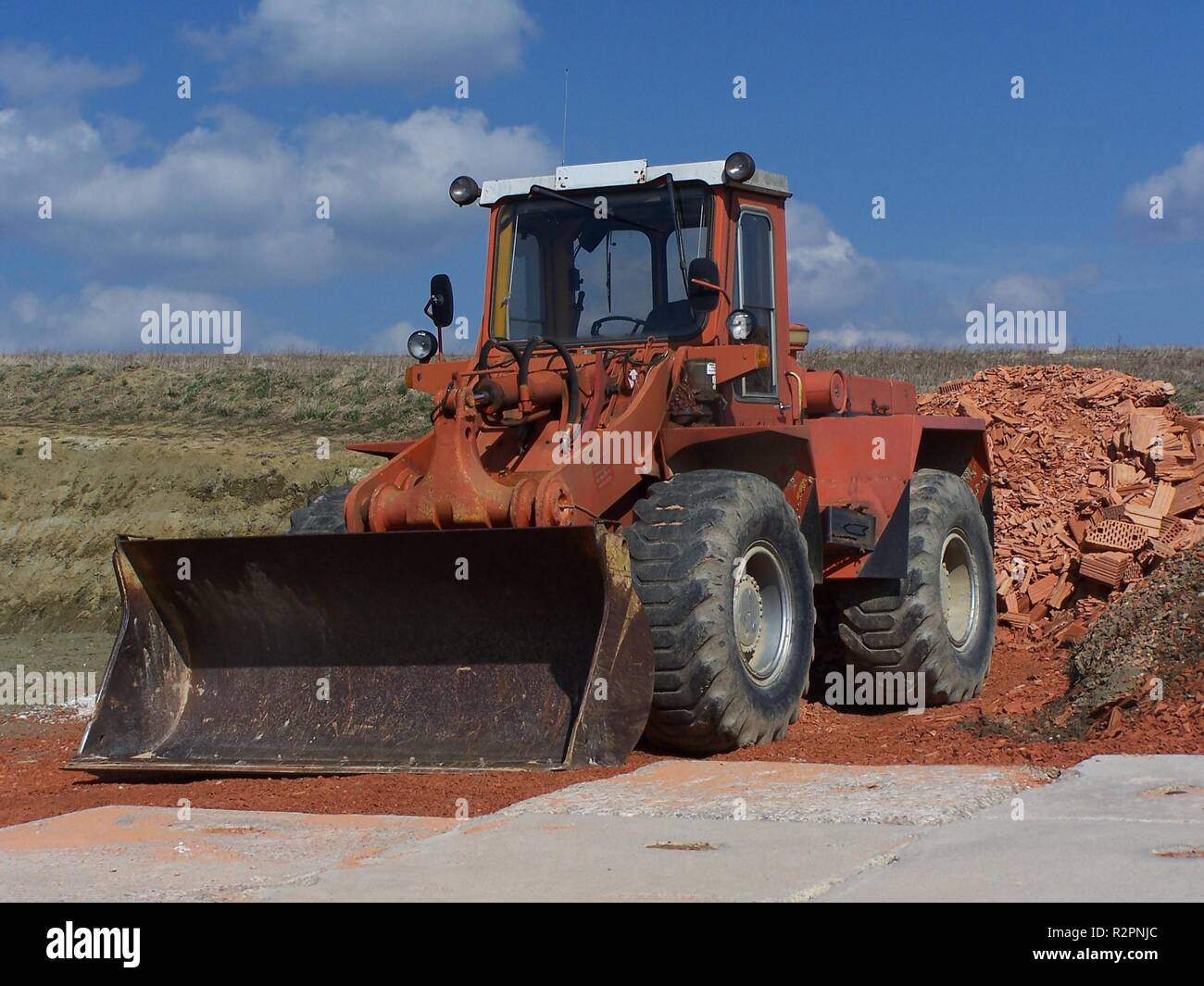 wheel loaders Stock Photo Alamy
