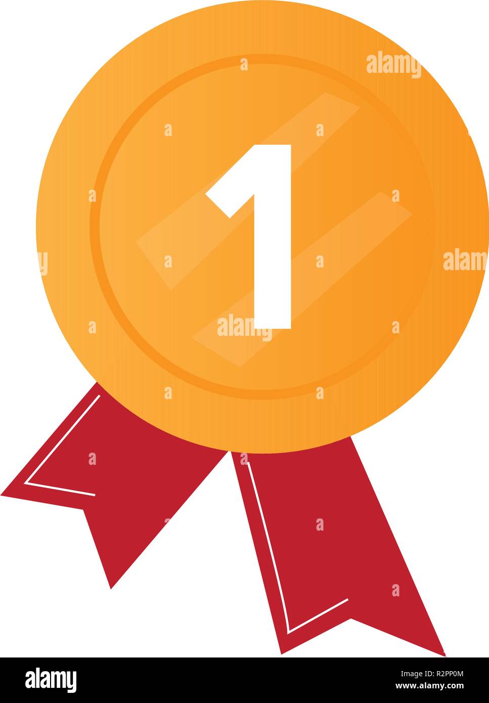 Isolated golden medal Stock Vector Image & Art - Alamy