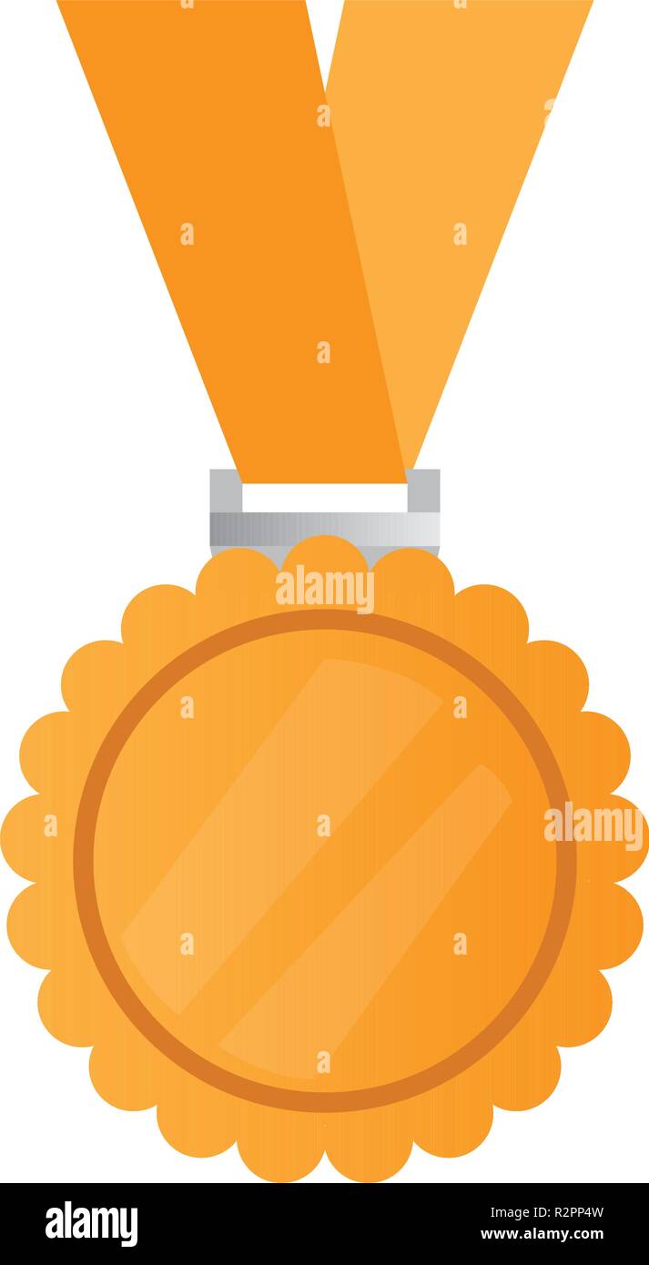 Isolated golden medal Stock Vector Image & Art - Alamy