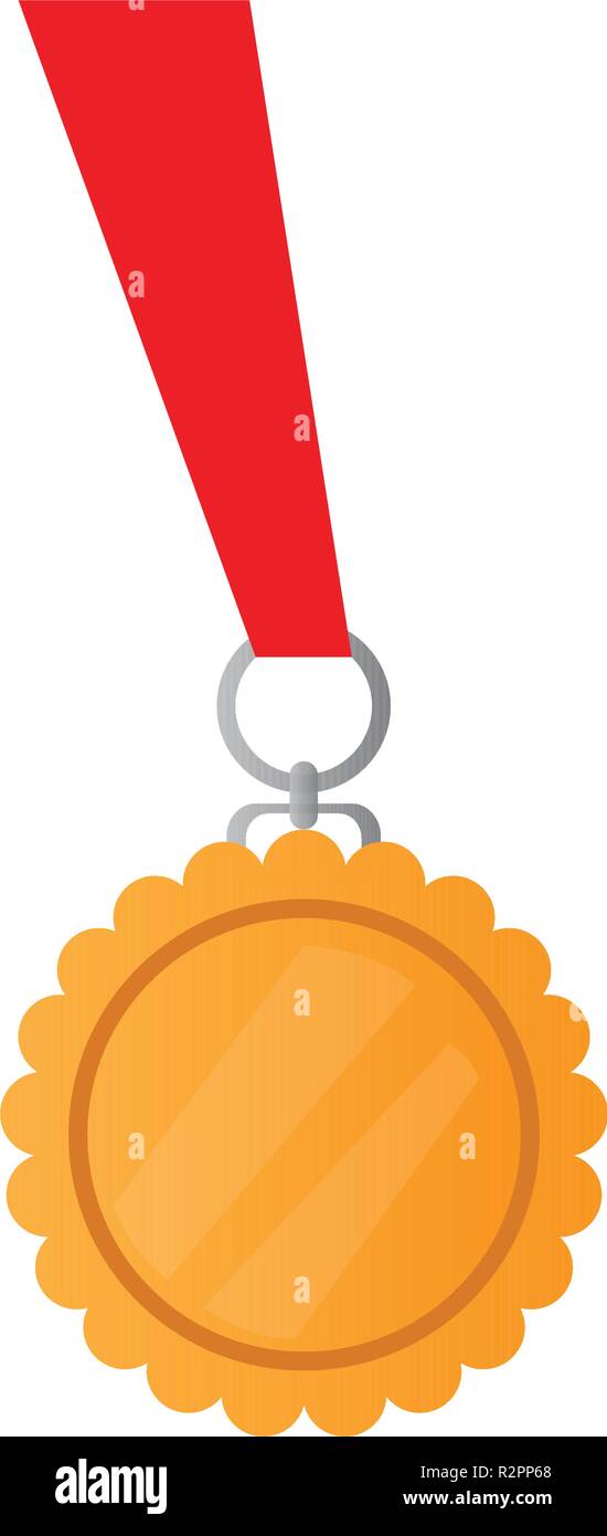 Isolated golden medal Stock Vector Image & Art - Alamy