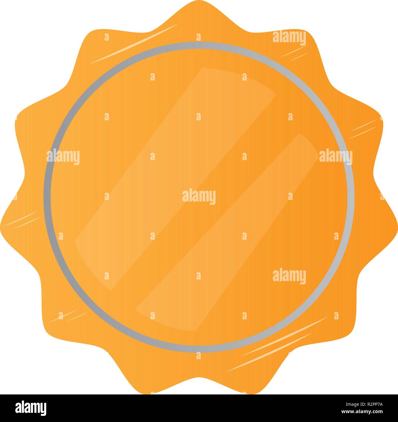 Isolated golden medal Stock Vector Image & Art - Alamy