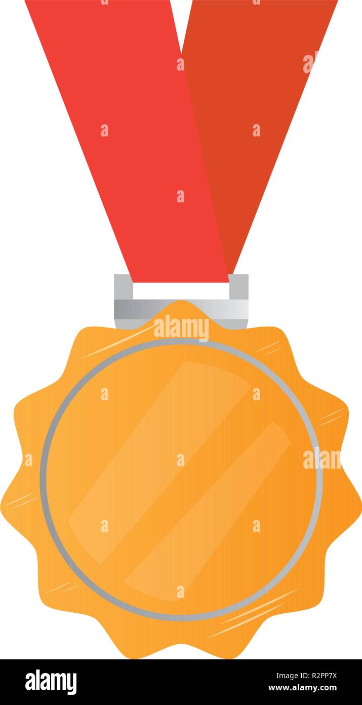 Isolated golden medal Stock Vector Image & Art - Alamy