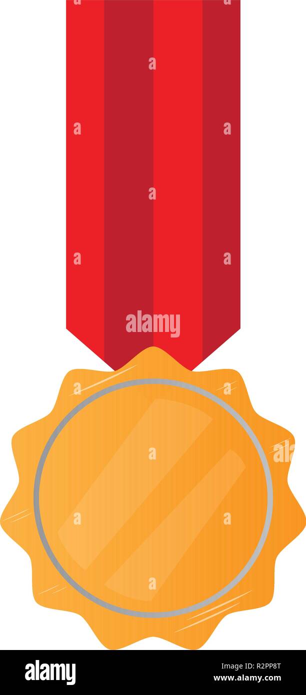 Isolated golden medal Stock Vector Image & Art - Alamy
