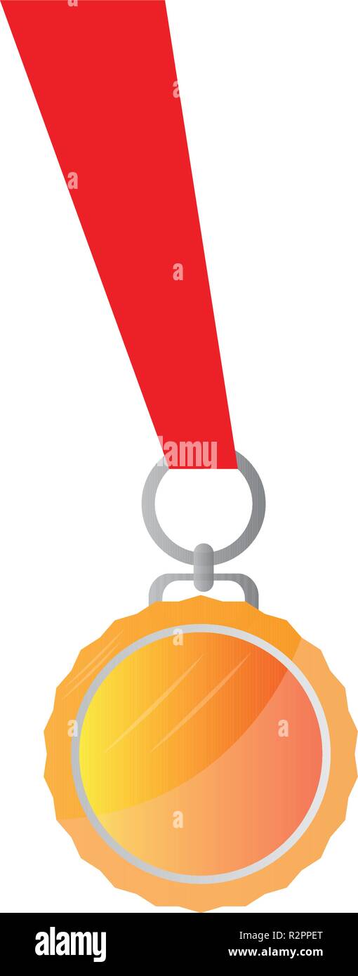 Isolated golden medal Stock Vector Image & Art - Alamy