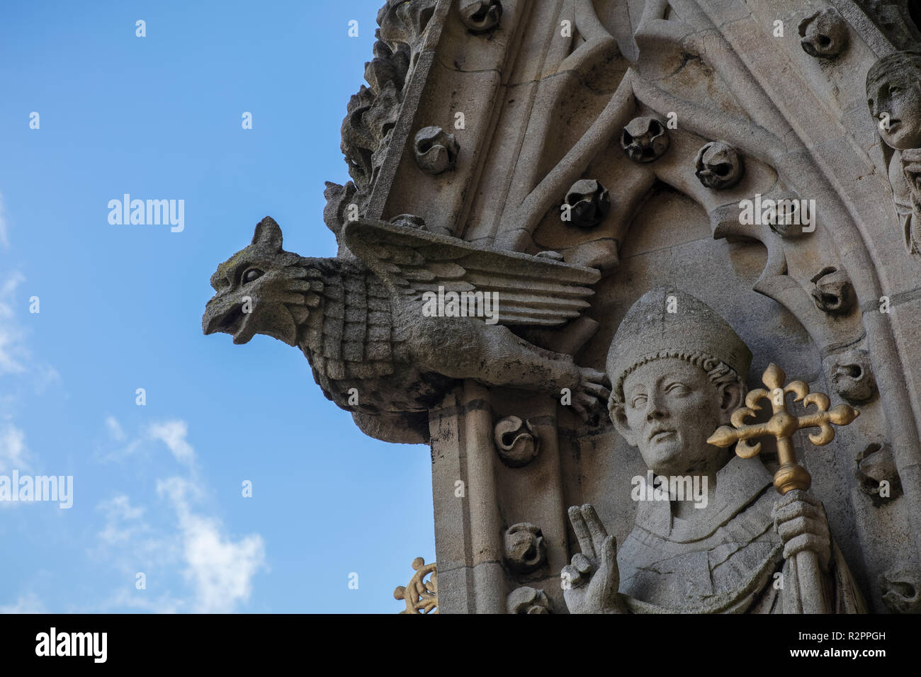 Grotesque at University Church Oxford Stock Photo Alamy