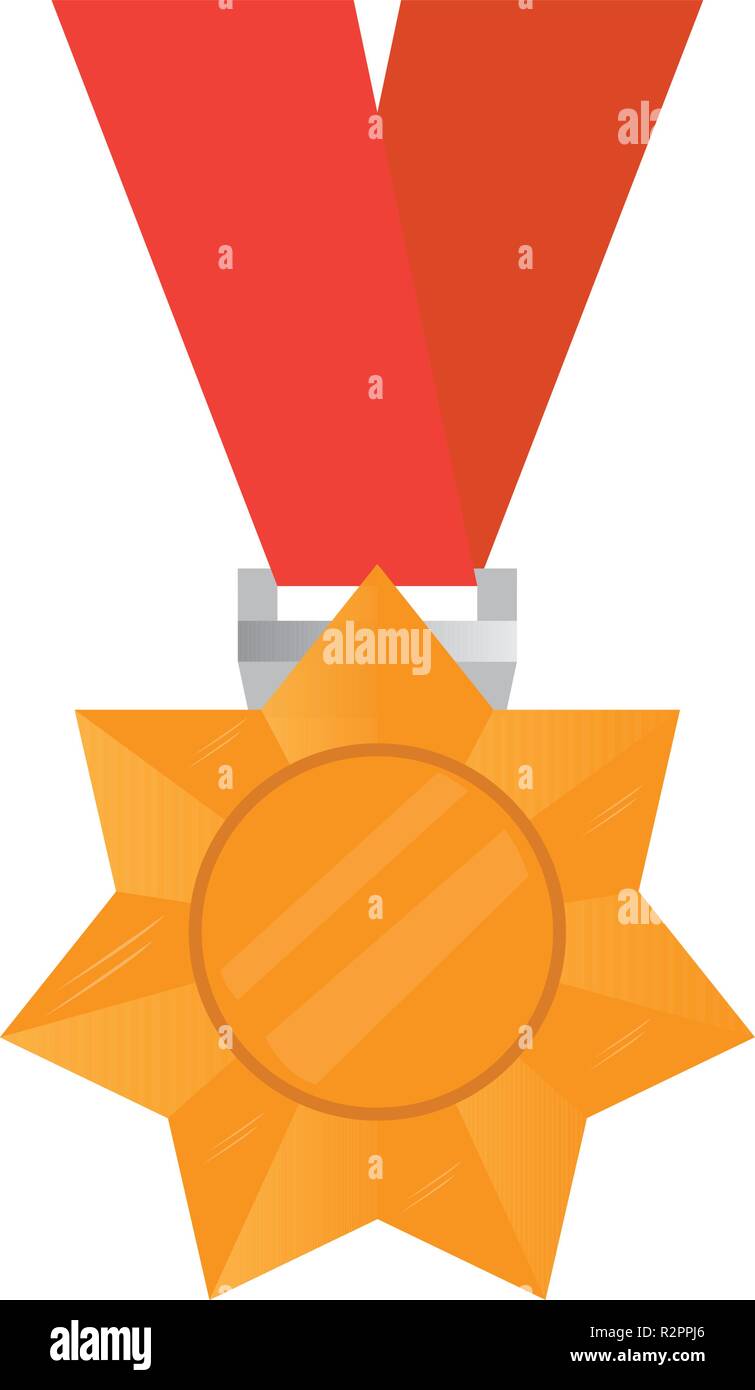 Isolated golden medal Stock Vector Image & Art - Alamy