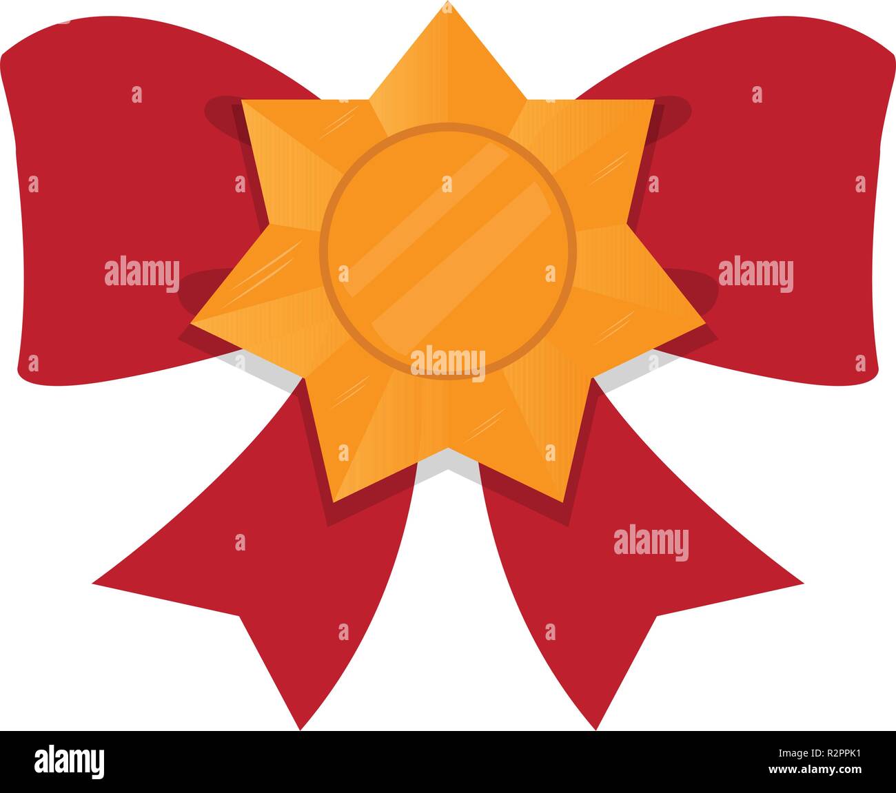 Isolated golden medal Stock Vector Image & Art - Alamy