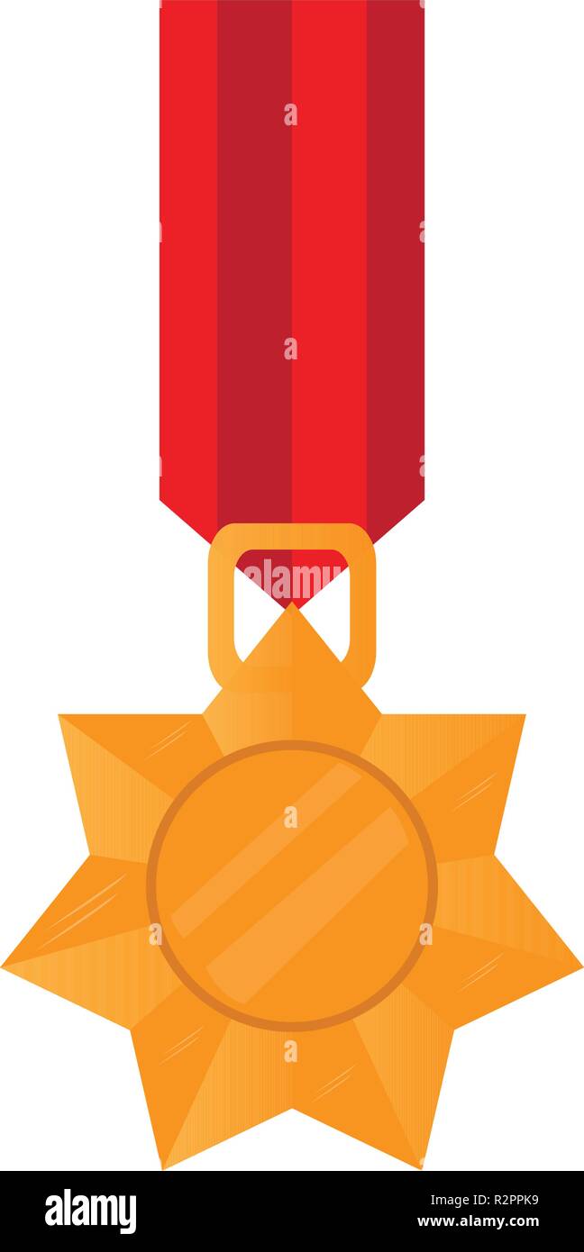 Isolated golden medal Stock Vector Image & Art - Alamy