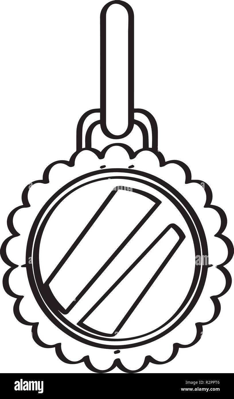 Isolated golden medal icon Stock Vector Image & Art - Alamy