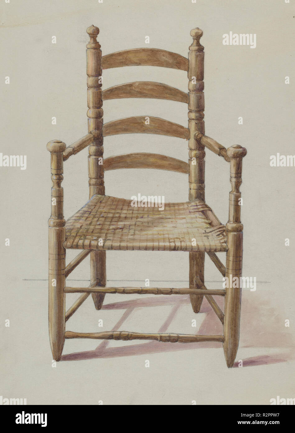 Ladder Back Chair High Resolution Stock Photography And Images Alamy