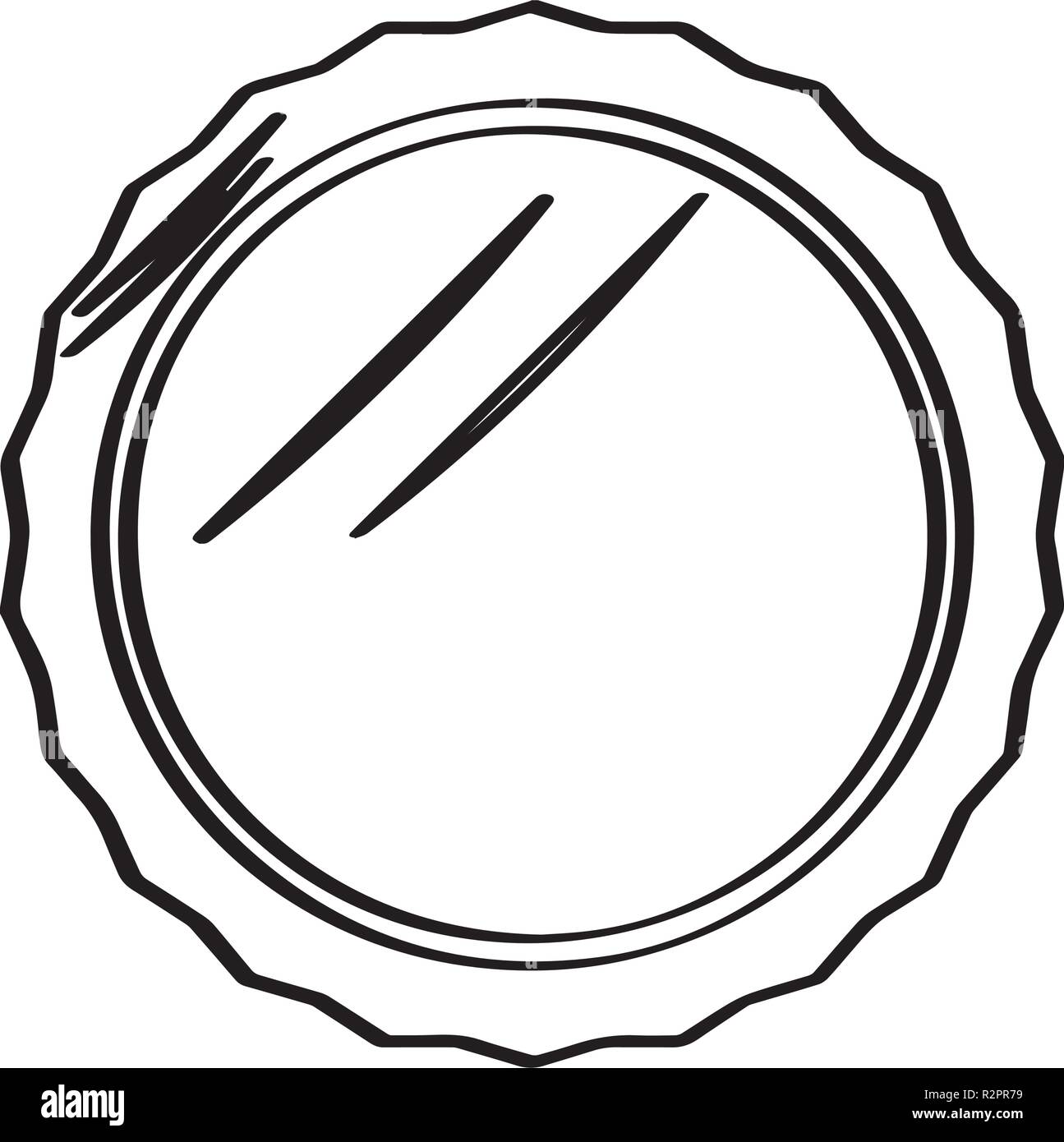 Isolated golden medal icon Stock Vector Image & Art - Alamy