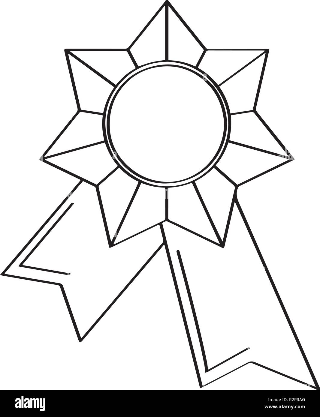 Isolated golden medal icon Stock Vector Image & Art - Alamy