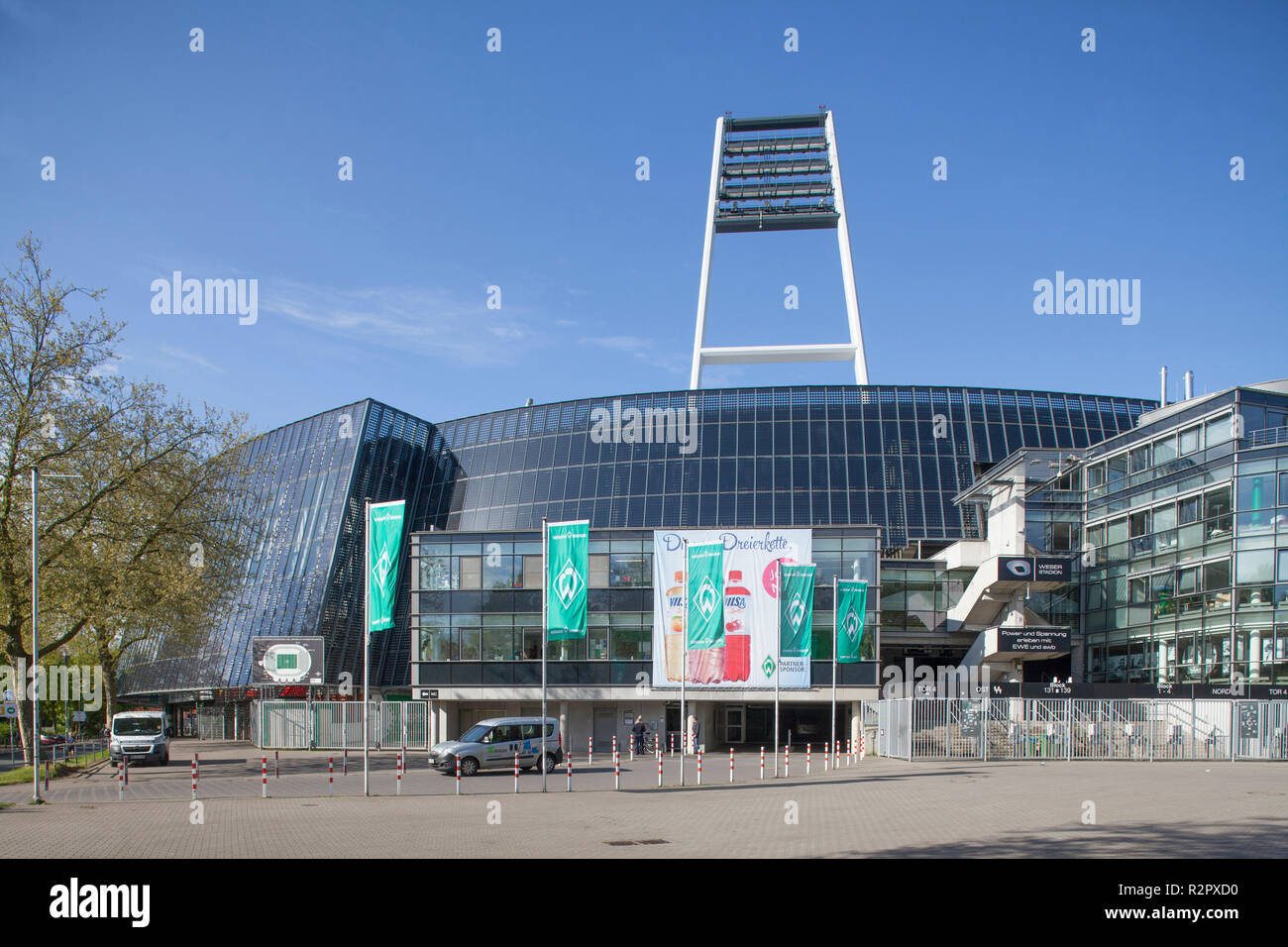 Weserstadion' football stadium, Bremen, Germany, Europe Stock Photo