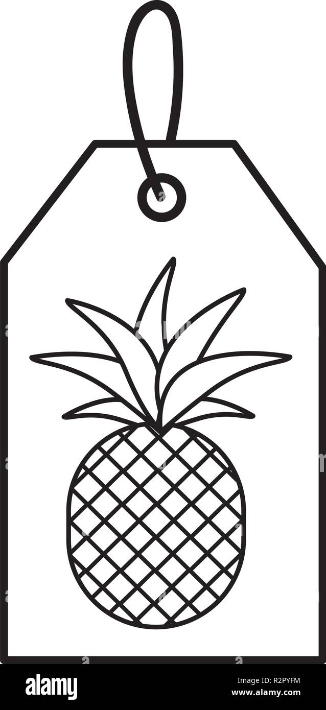 Isolated pineapple fruit design Stock Vector Image & Art - Alamy