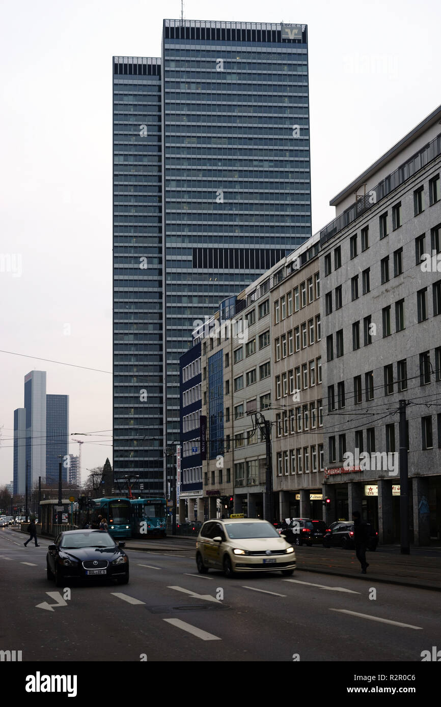 Mainzer landstrasse frankfurt hires stock photography