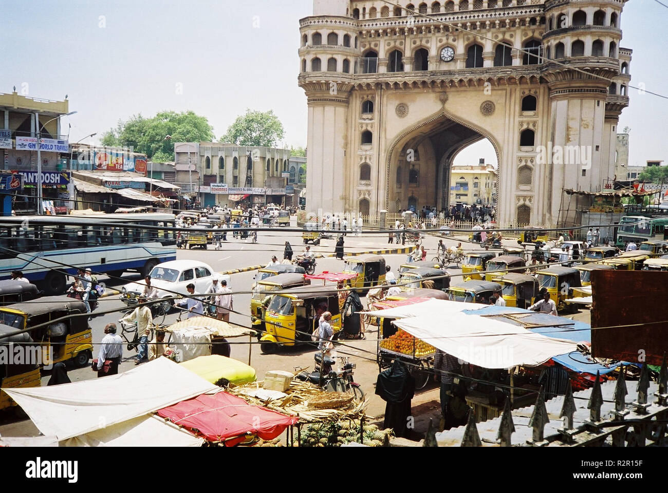 street scene in hyderabad,south india Stock Photo