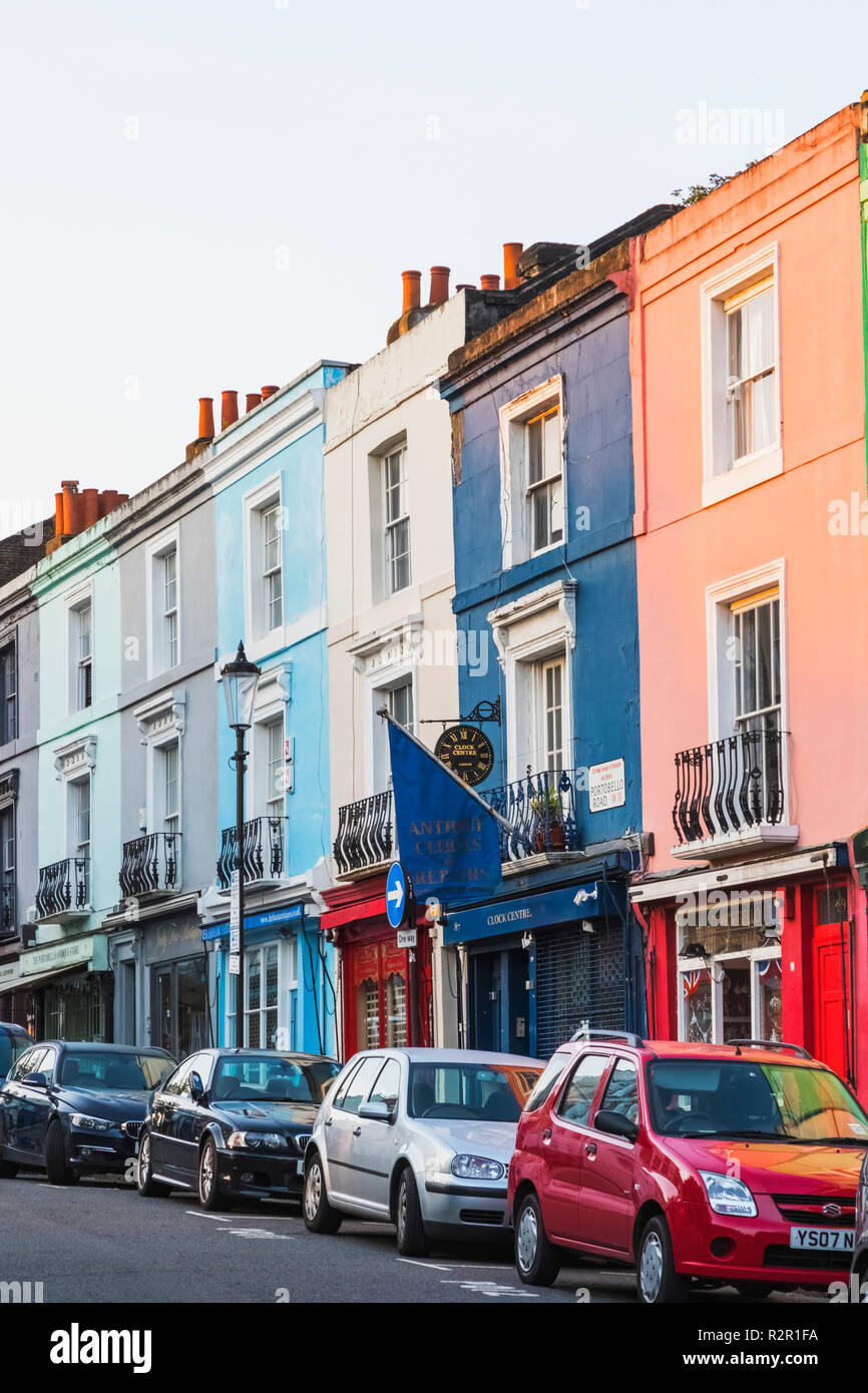 England, London, Notting Hill, Portobello Road, Antique Shops Stock