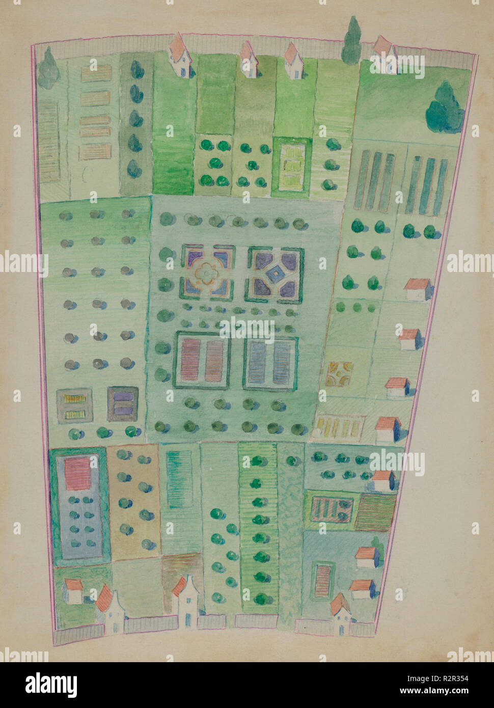 dutch garden plan dated