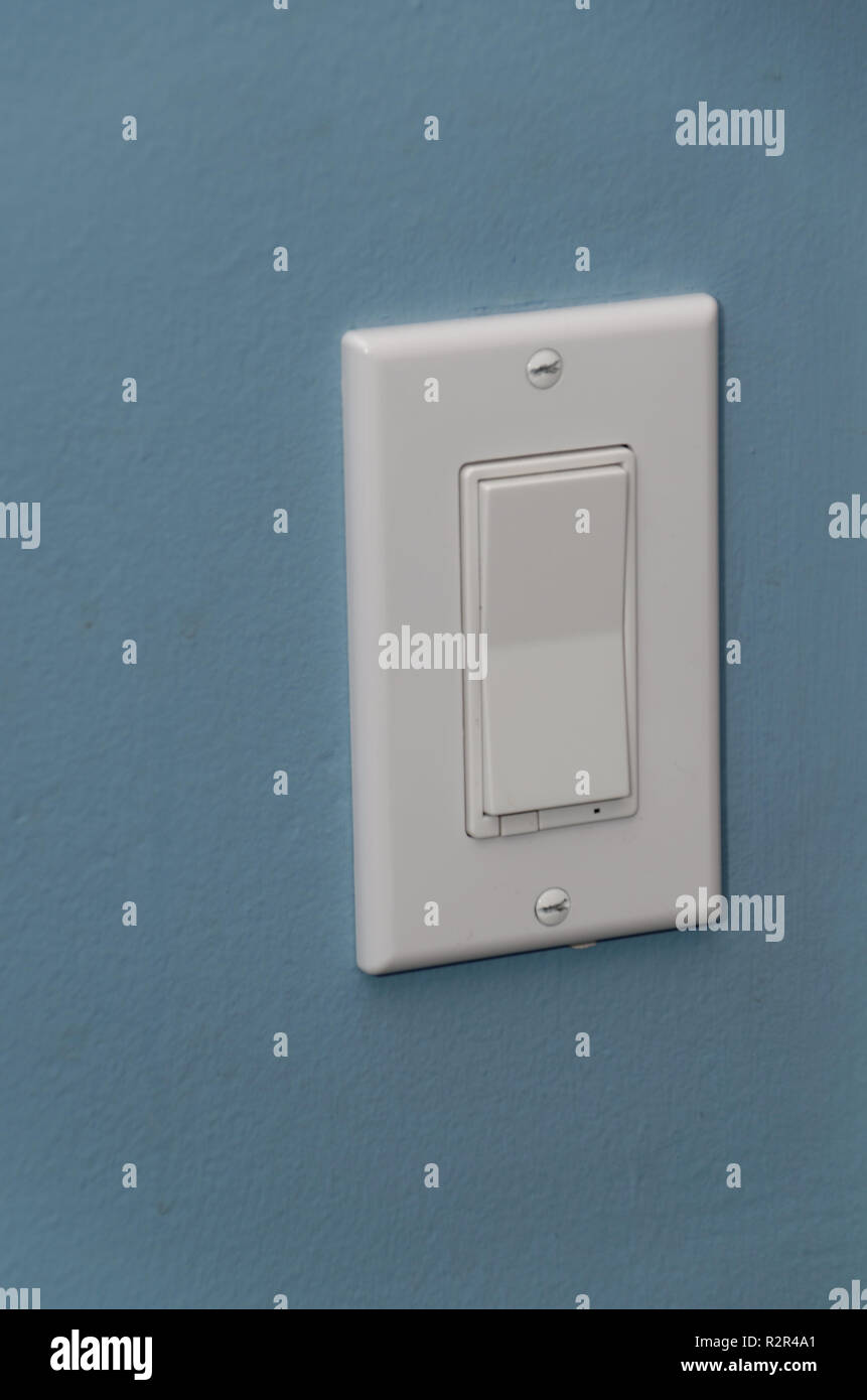 North American style light switch 110V - 120V Stock Photo - Alamy