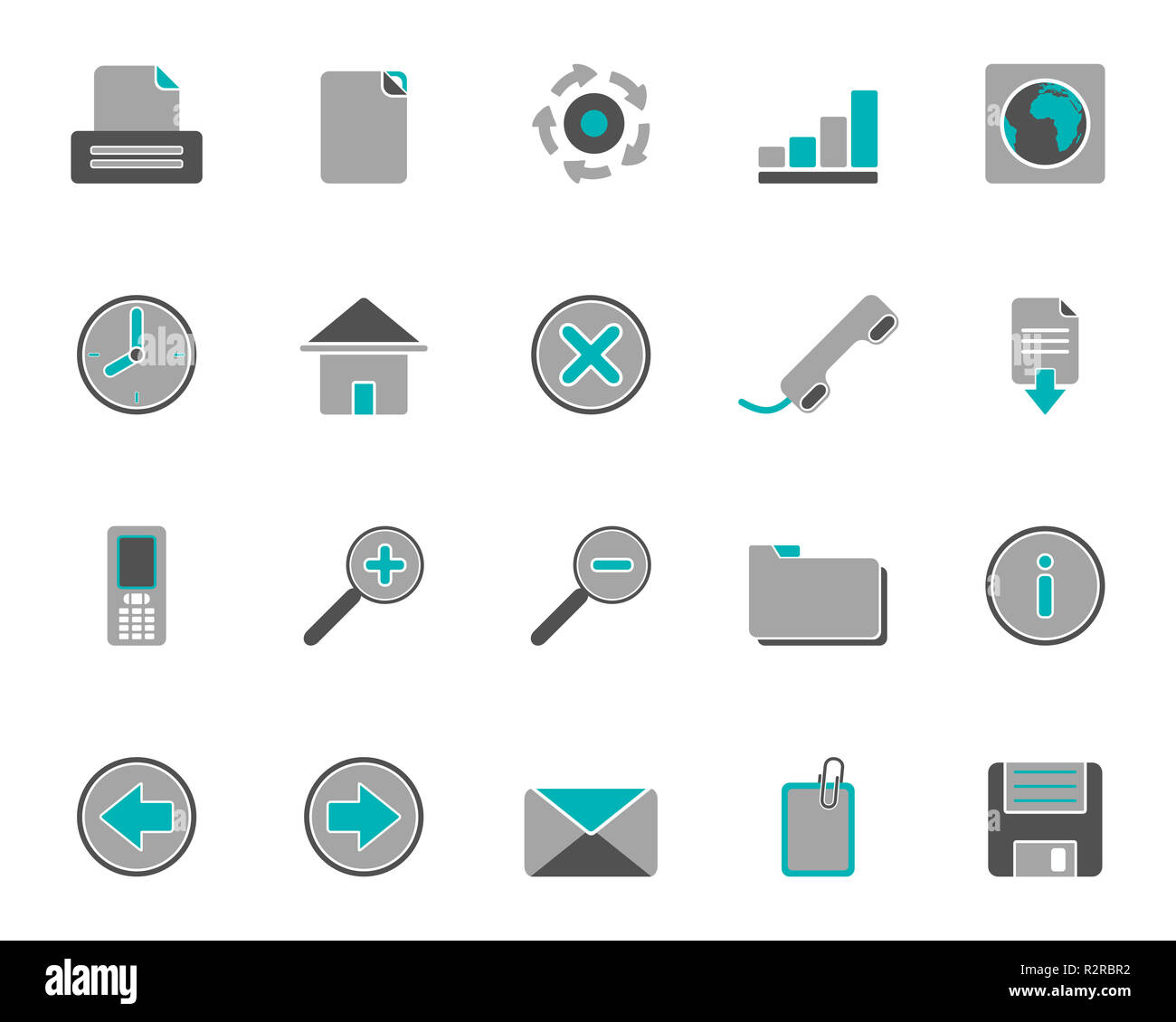 Turquoise file Cut Out Stock Images & Pictures - Alamy