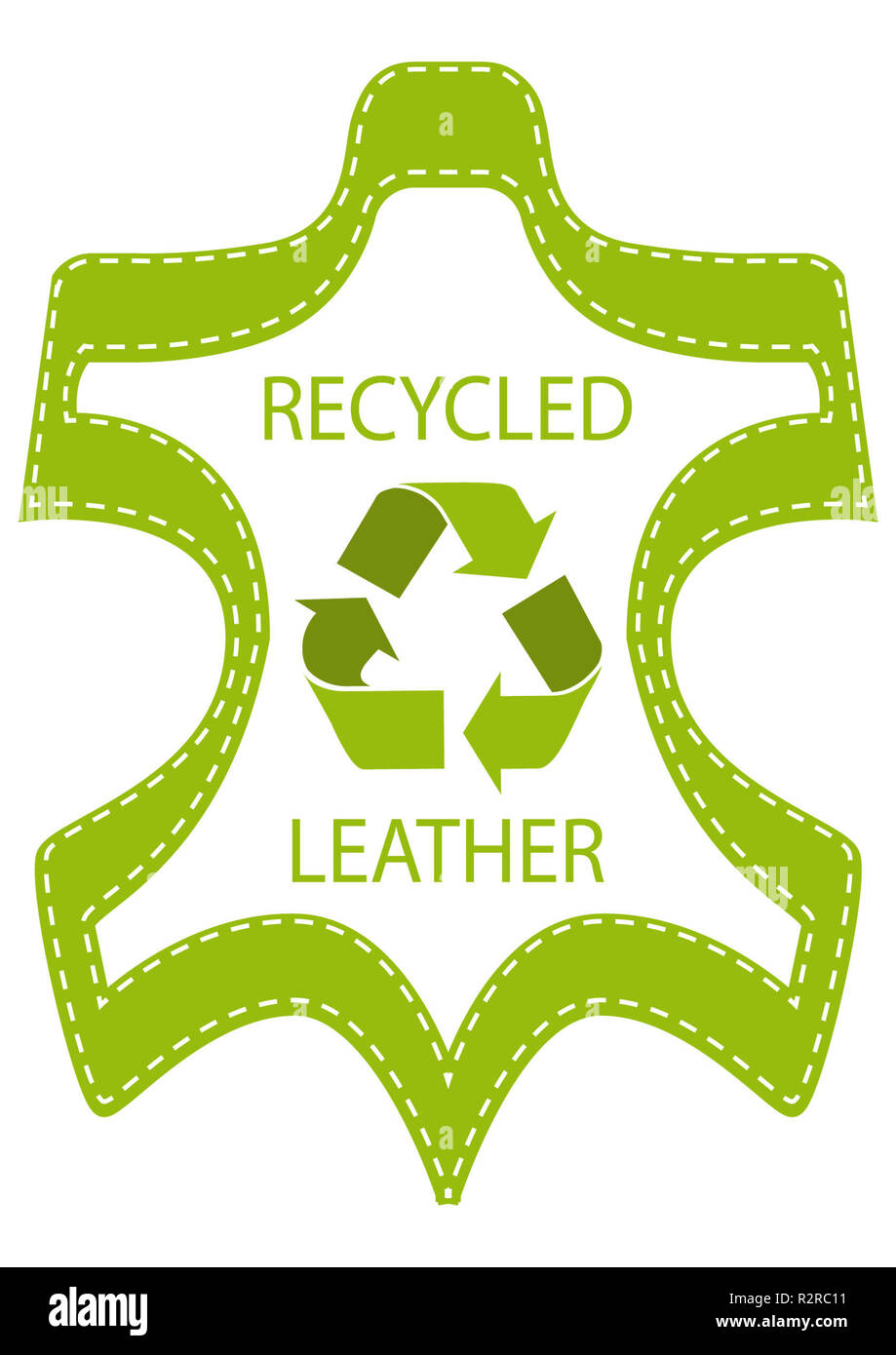 recycled leather Stock Photo