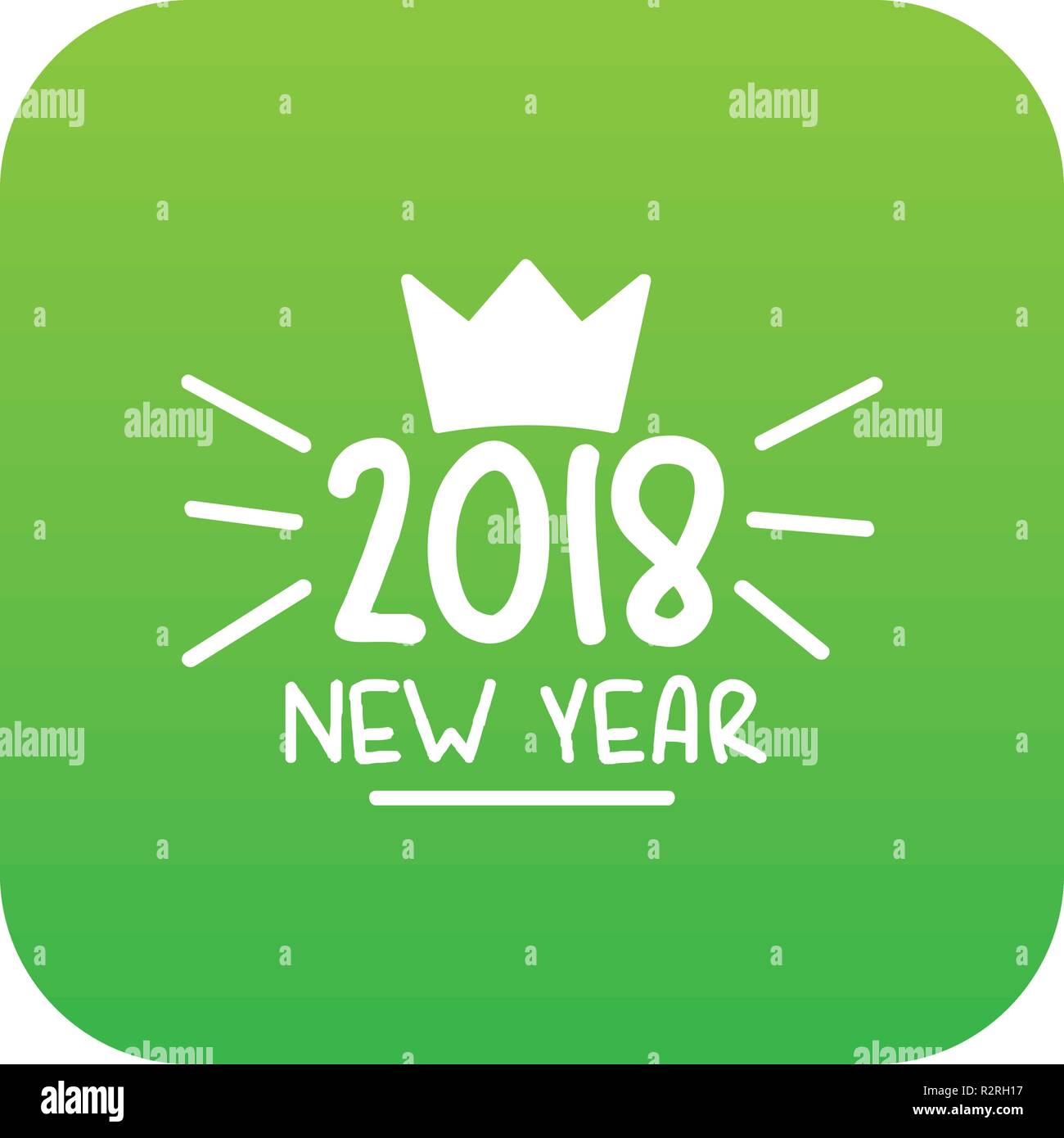 Crown icon green vector Stock Vector Image & Art - Alamy