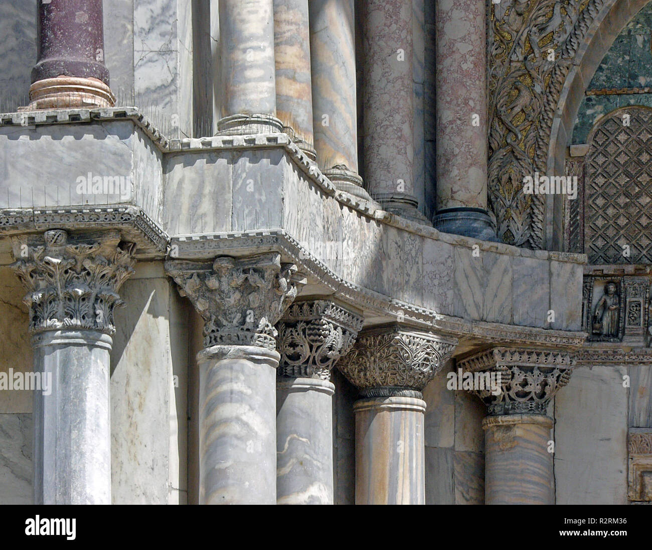 cornices - san marco 2 Stock Photo