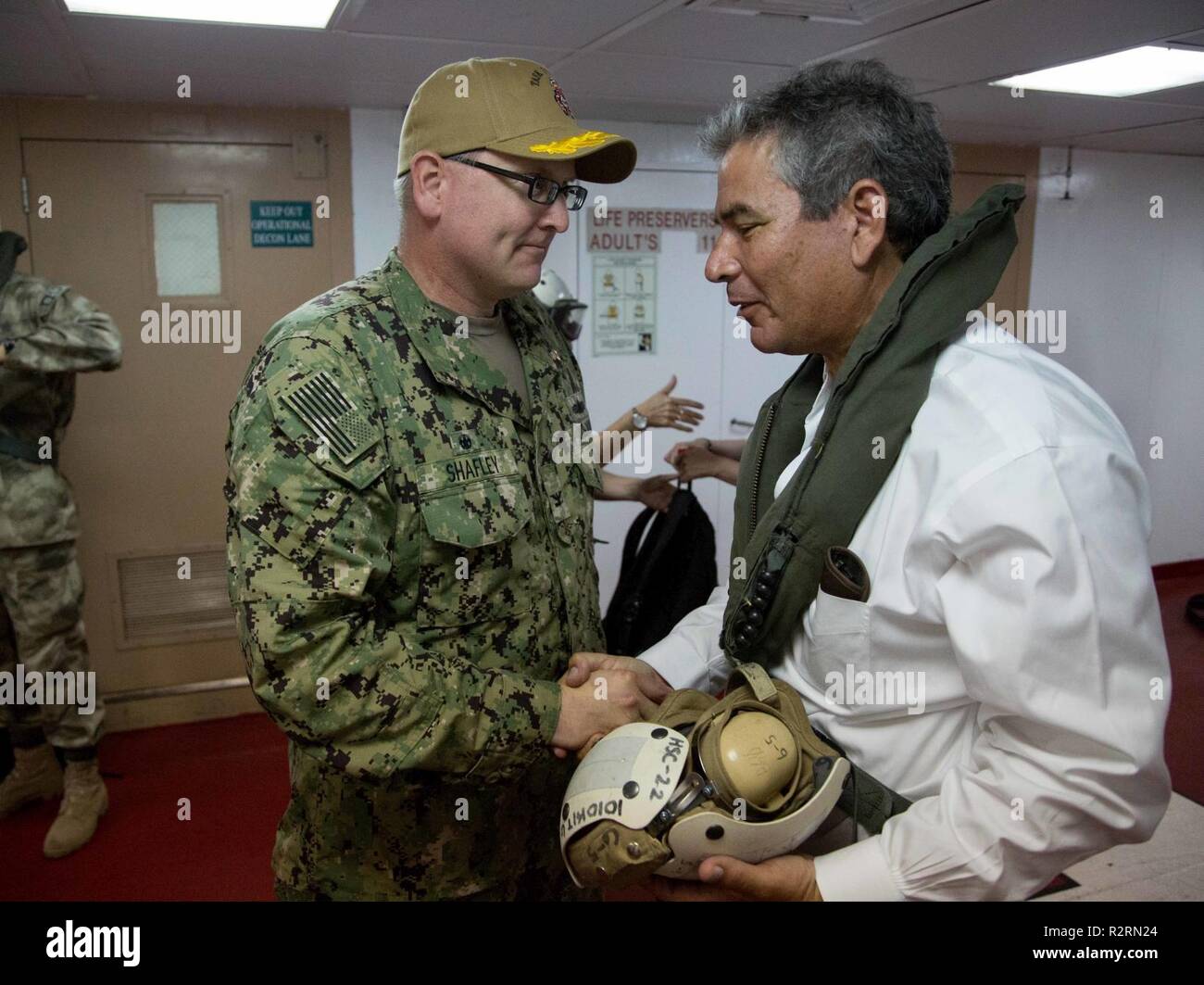Paita Peru Nov 05 2018 Capt William Shafley Commander Task