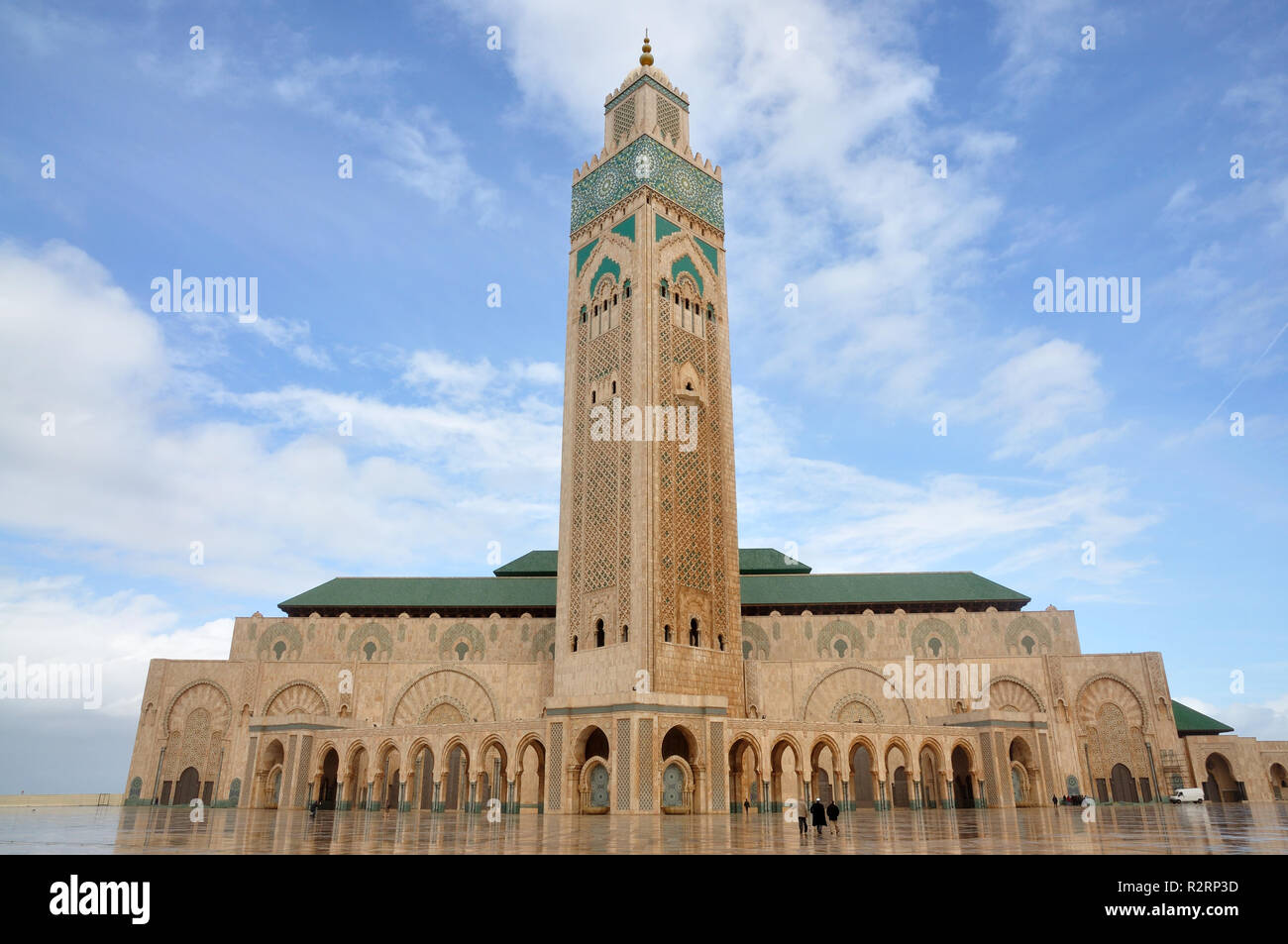 hassan ii. mosque in casablanca,morocco Stock Photo