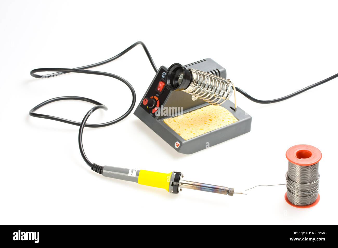 Soldering iron and solder wire hi-res stock photography and images - Page  12 - Alamy