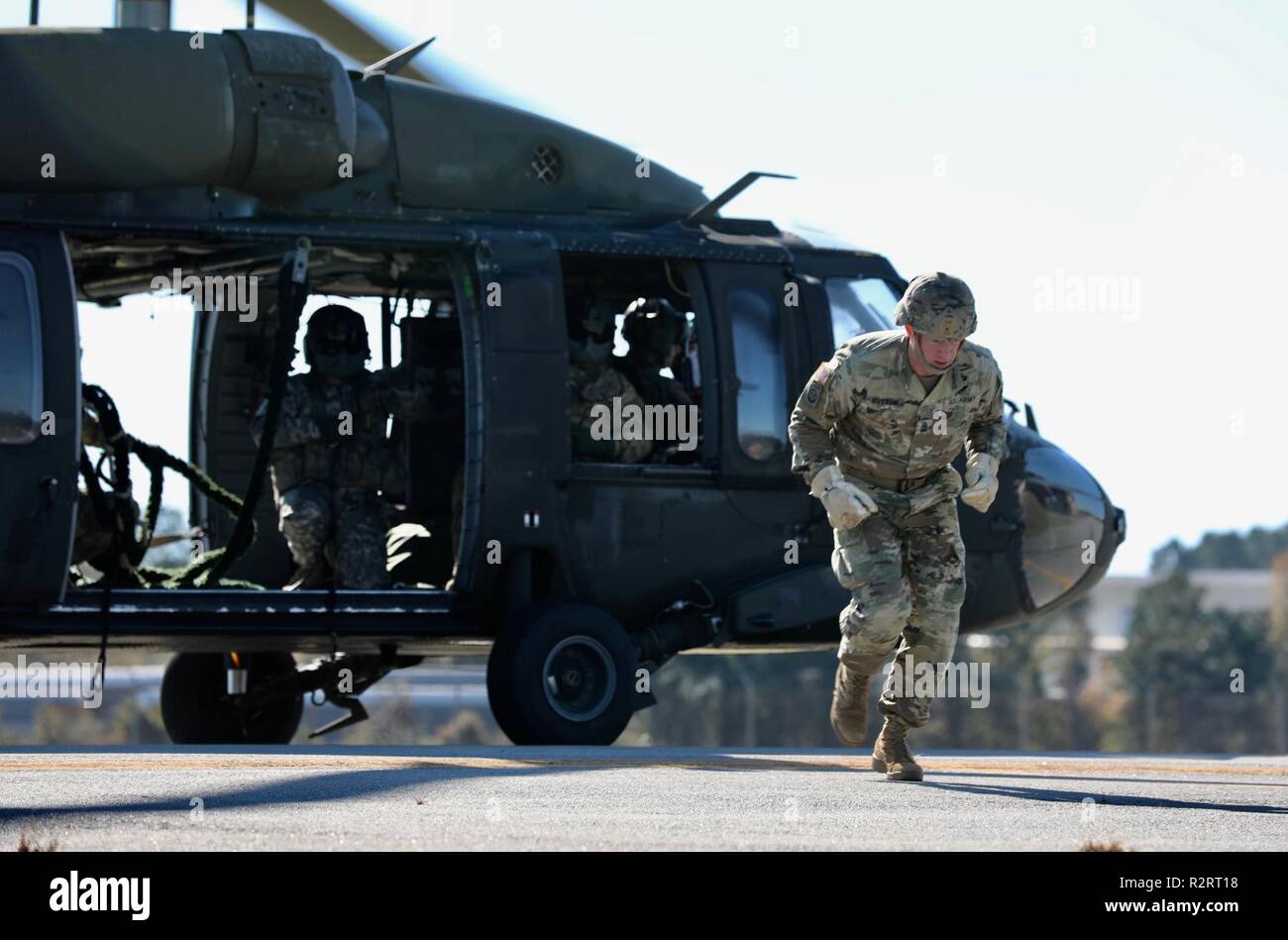 A U.S. Army Ranger, assigned to the 5th Ranger Training Battalion