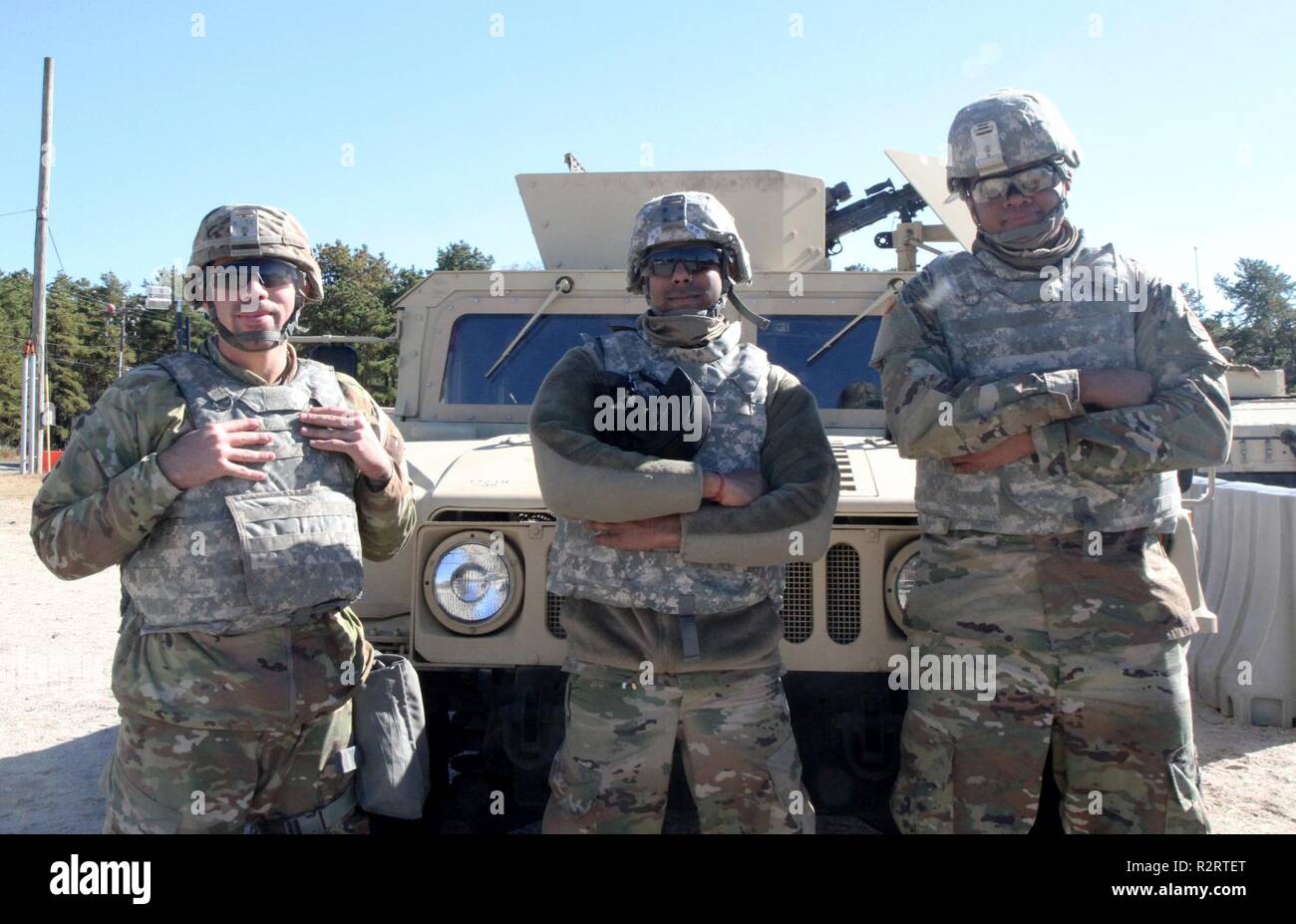 U.S. Army Reserve Sgt. Daniel Estevez, Spc. Sean Mohan, and Pfc. Glenn