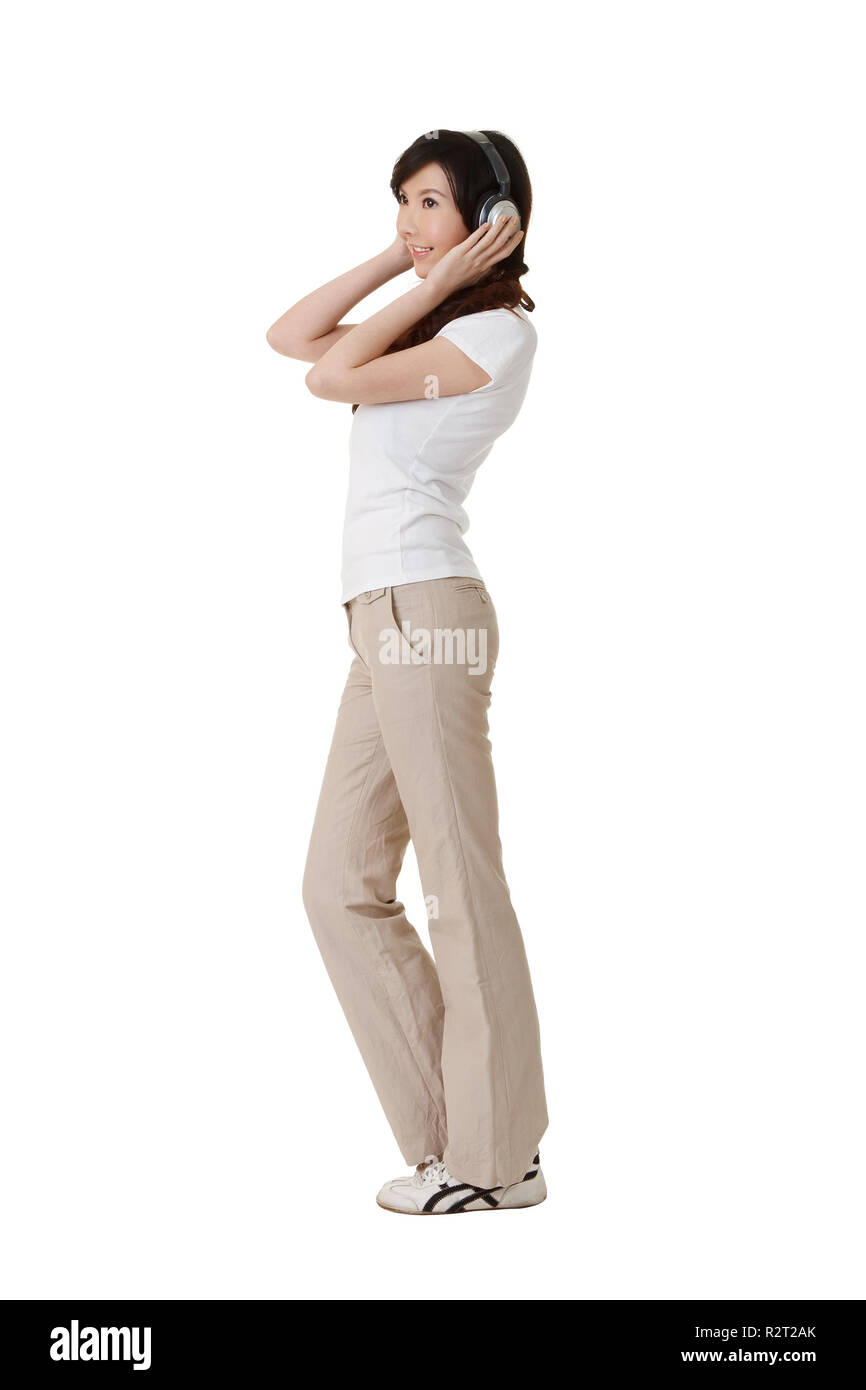 Happy young japanese lady Cut Out Stock Images & Pictures - Alamy