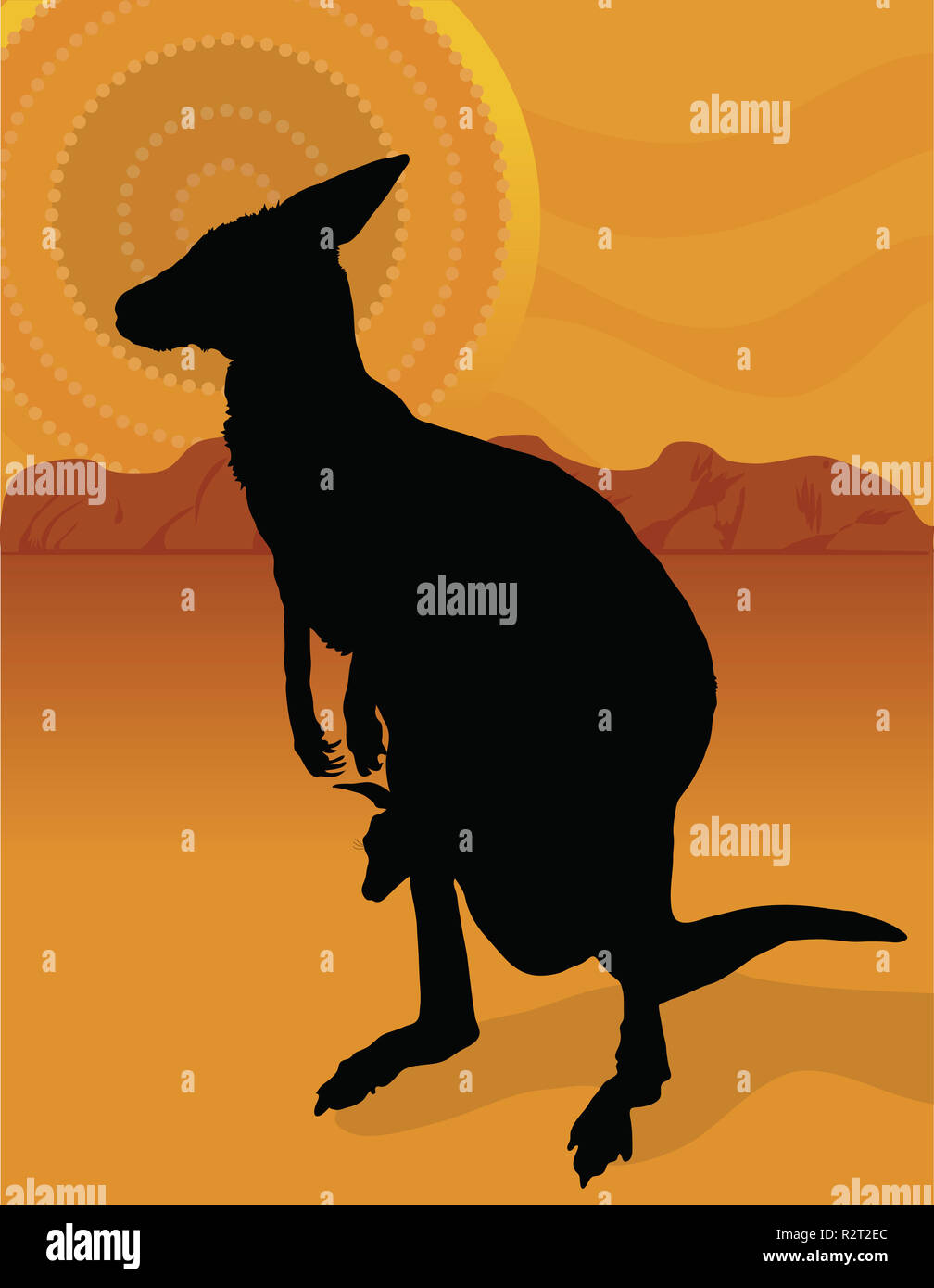 Australian aboriginal art sun hi-res stock photography and images - Alamy