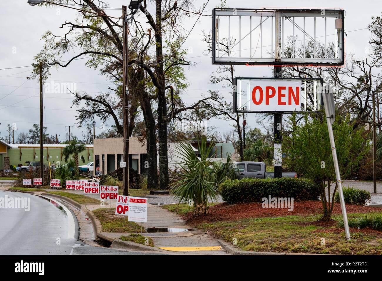 Lynn Haven, FL, Nov. 2, 2018— Three weeks after the category 4 storm