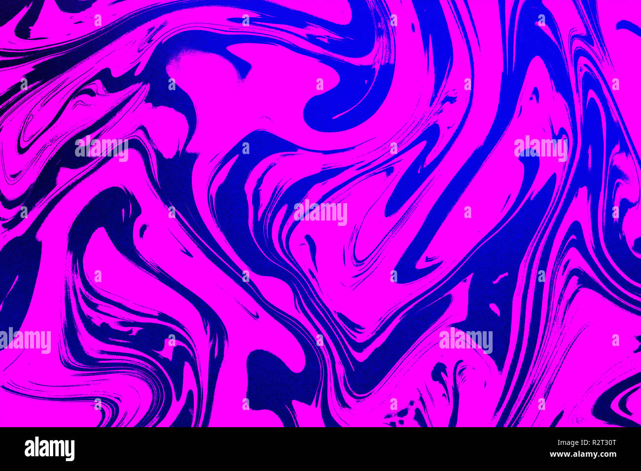 Abstract fluid pattern. Blue painted background. Decorative pink texture  Stock Photo - Alamy