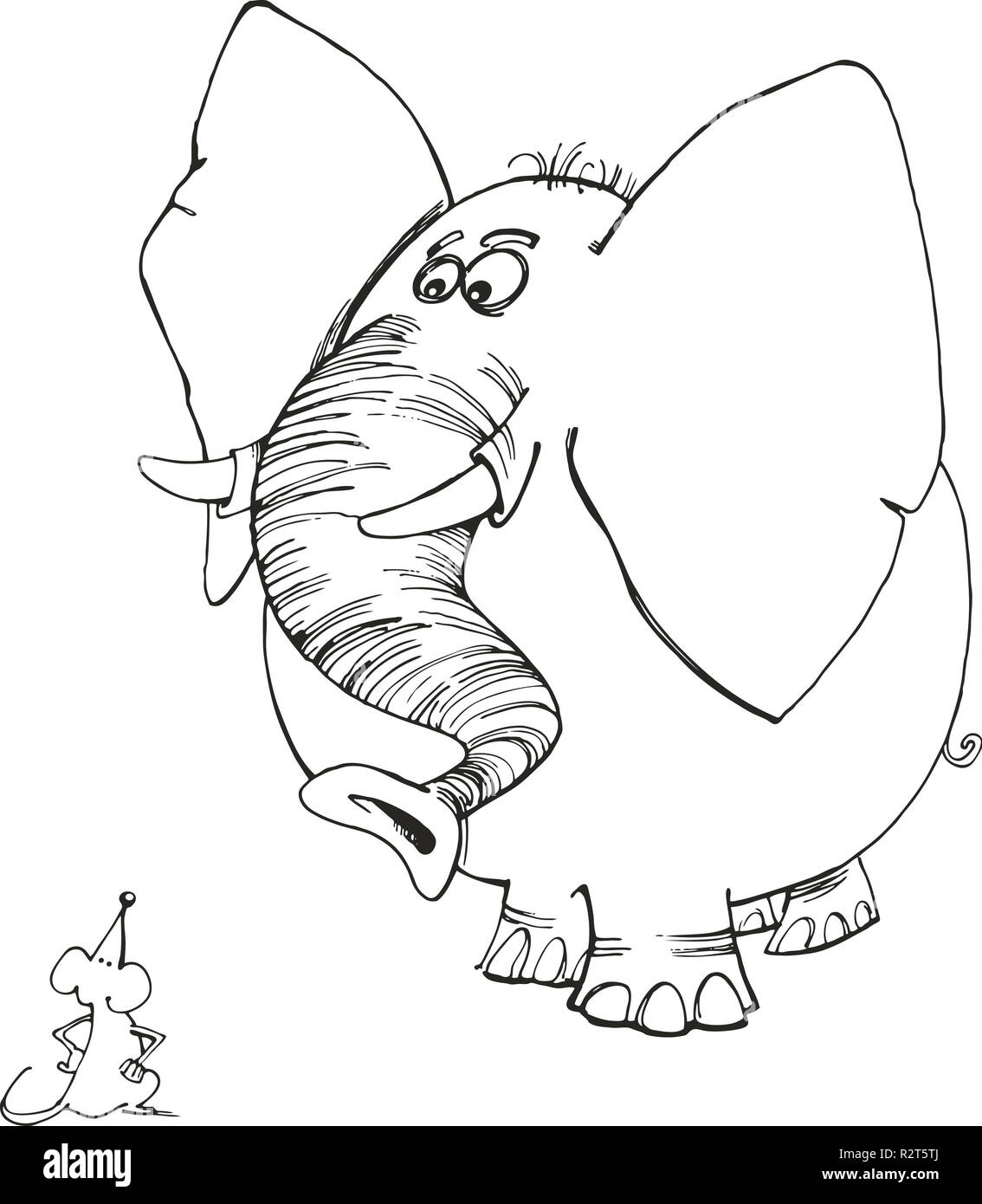 Black and white elephant tusk and body hires stock photography and images Alamy