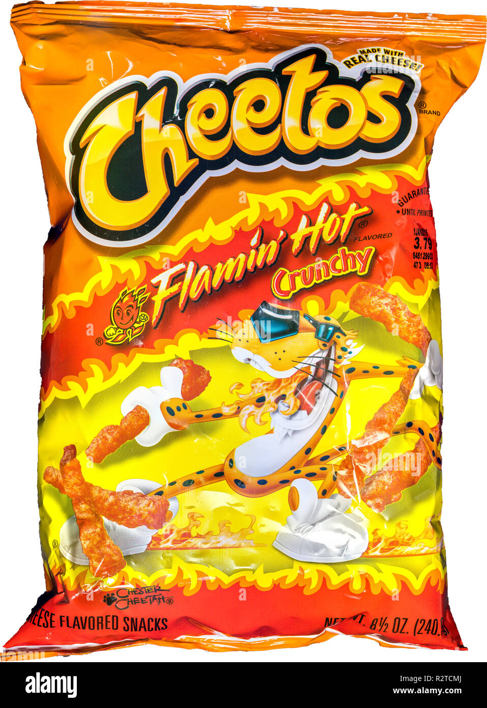 Cheetos Crunchy XXTRA Flamin' HotCheese 240 gramas