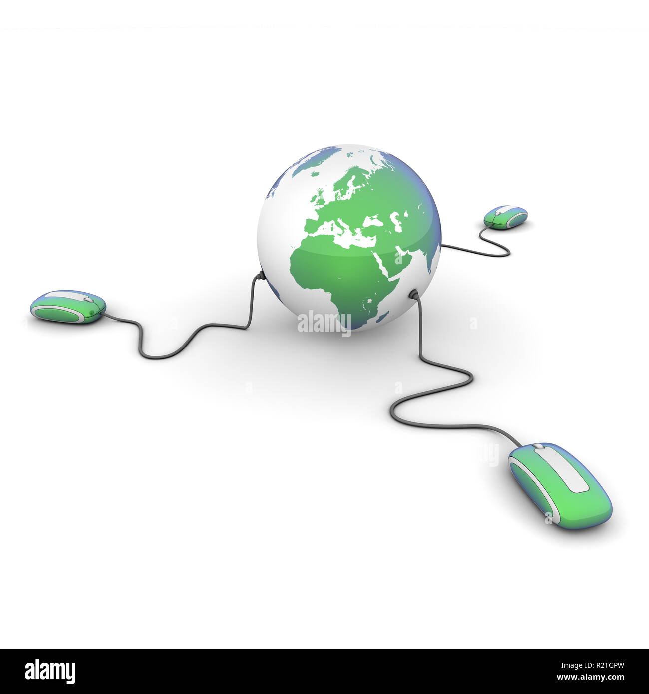 Current world map Cut Out Stock Images & Pictures - Alamy
