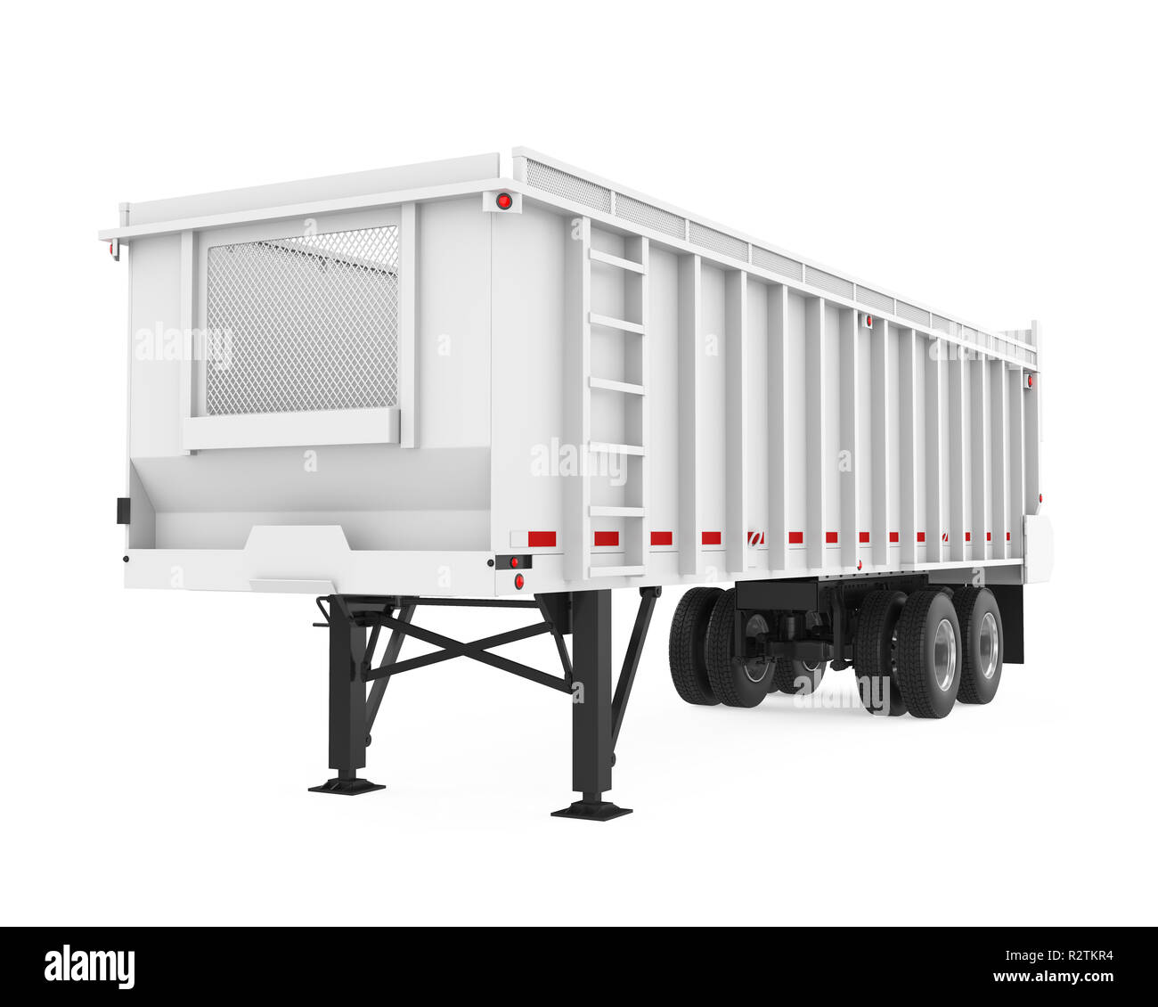 Agricultural Trailer Isolated Stock Photo Alamy