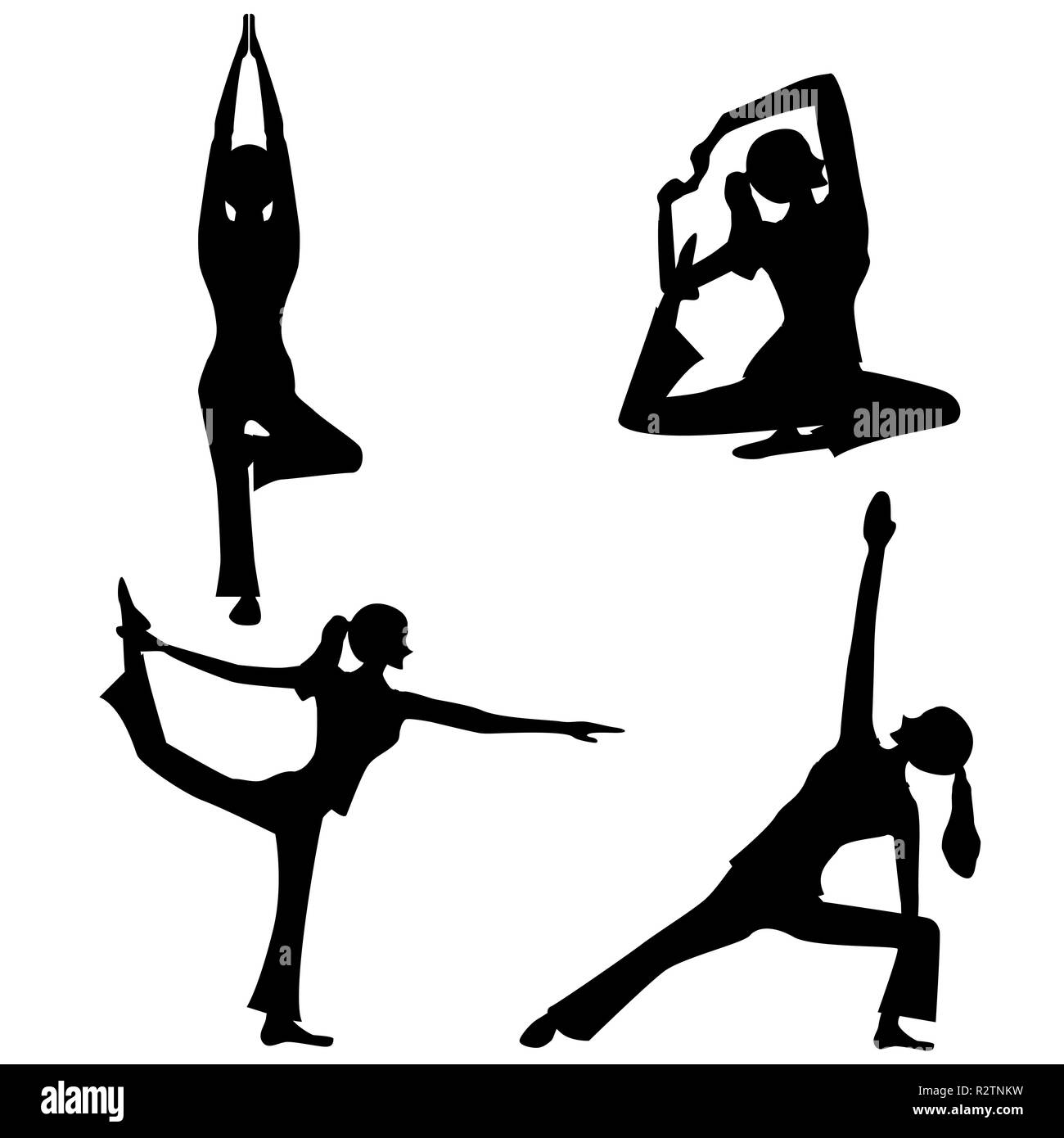 Women aerobic Black and White Stock Photos & Images - Alamy