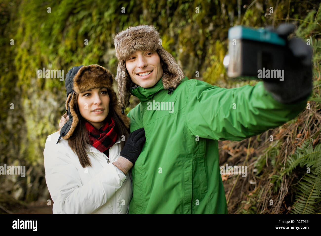 Wearing fur hats hi-res stock photography and images - Alamy