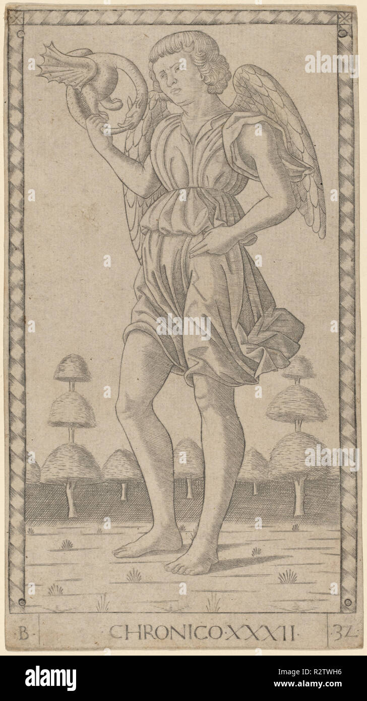 Chronico (Genius of Time). Dated: c. 1465. Dimensions: sheet: 18.2 x 10 ...