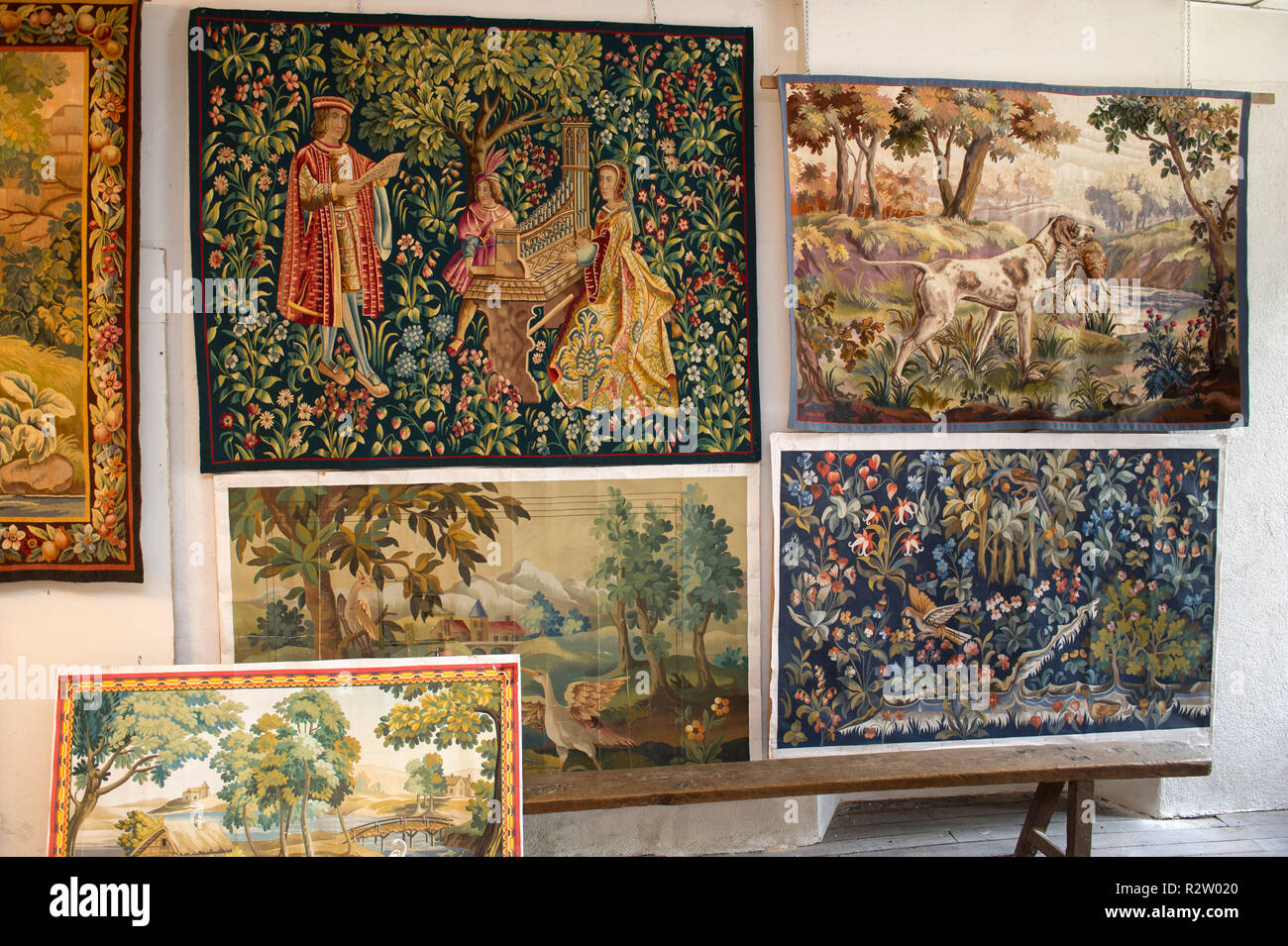 Aubusson (central France). Interior of the Royal SaintJean d’Aubusson