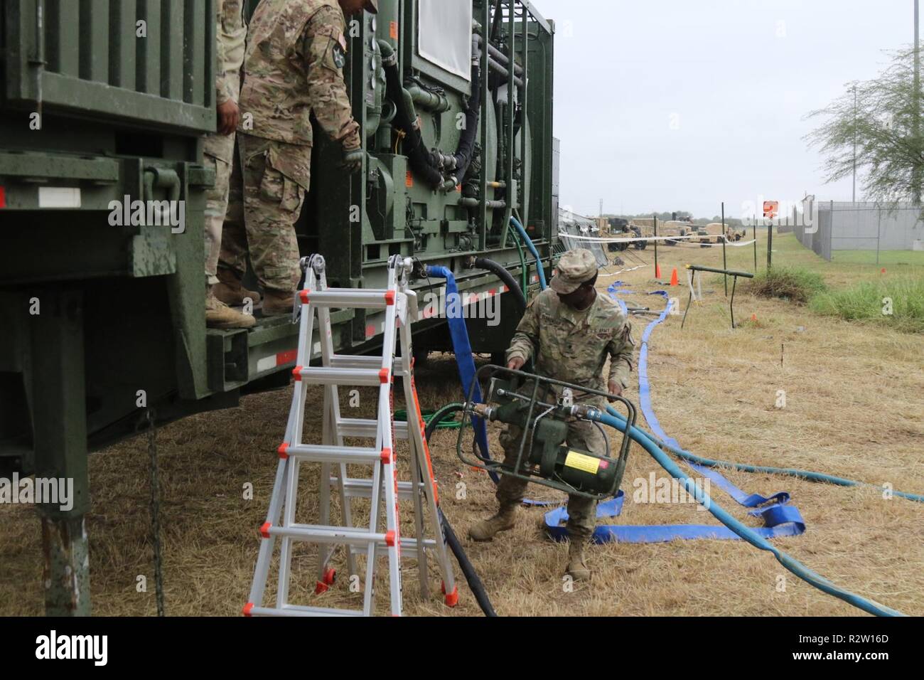 Army field shower hires stock photography and images Alamy