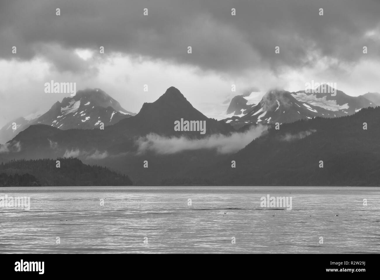 A View Of The Kachemak Bay State Park From Homer Spit Alaska